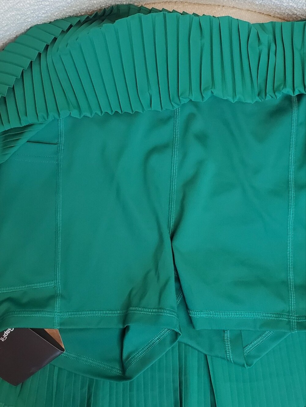 NWT Gap Fit  Pleated Mini Skirt Skort in Green Womens Size Small  4 Way Stretch - Picture 6 of 9
